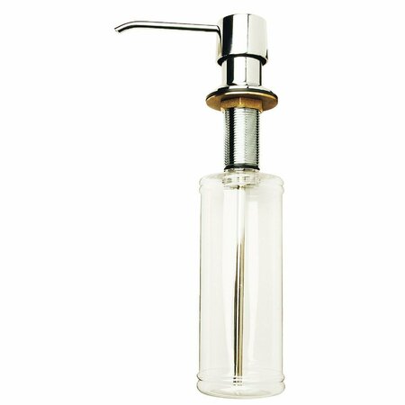 ALL-SOURCE Polished Chrome Clear Body Soap Dispenser 438486